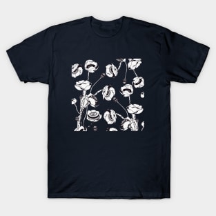 Pansy floral pattern T-Shirt